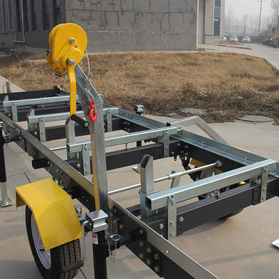 18 HP бензиновый портативный пиломашина с прицепом EPA сертифицированная дереворезательная машина