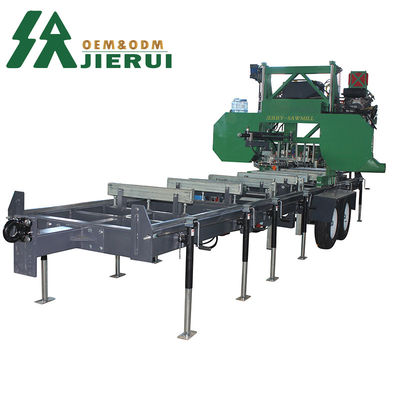 Jierui CE Approved Portable Sawmill Machine для резки древесины и массы 4500 кг